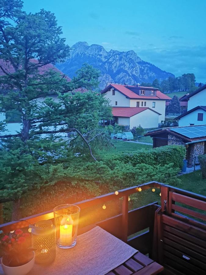 Ludwigslust - Ferienappartement Mit Bergblick Schwangau Dış mekan fotoğraf