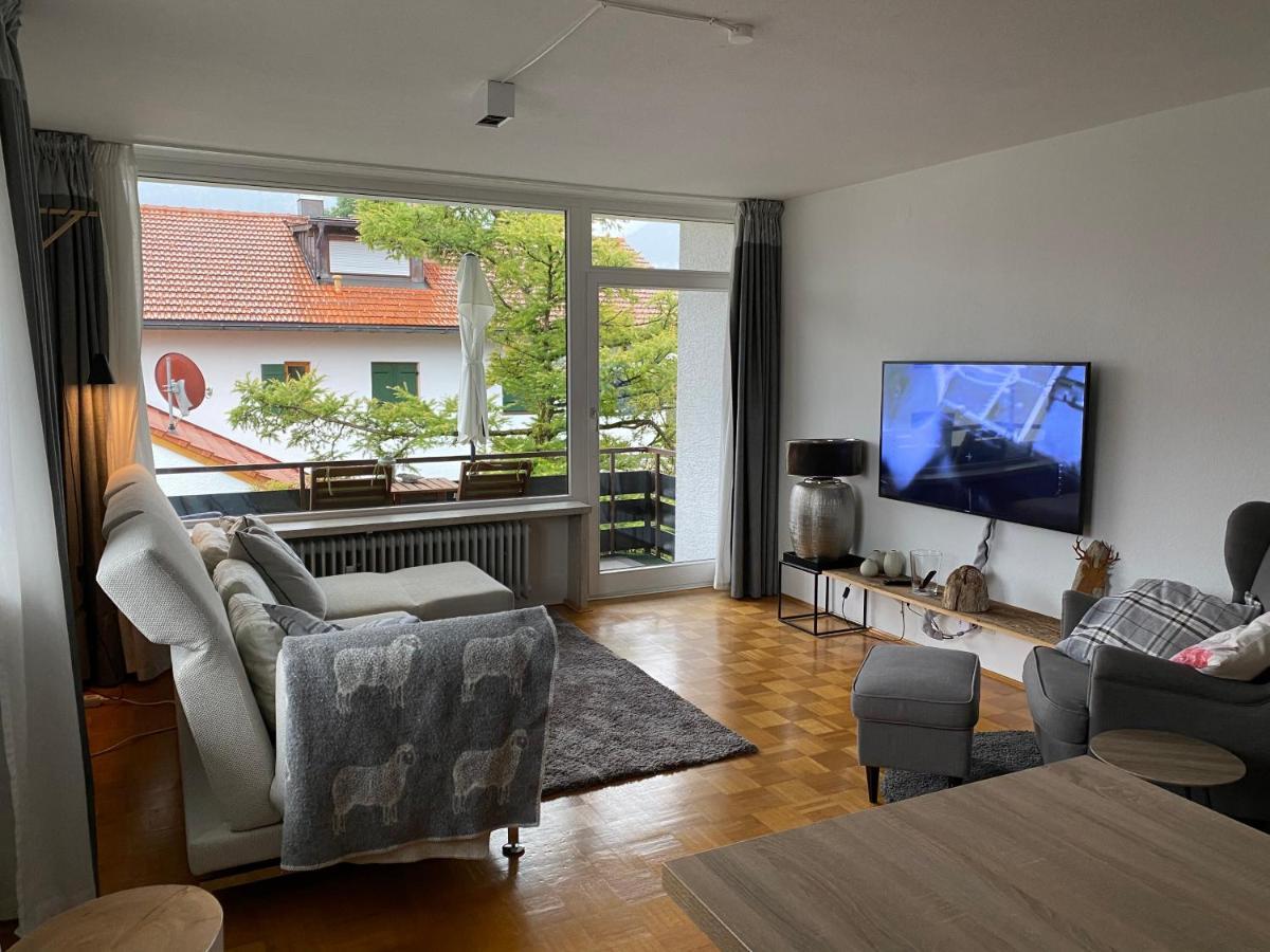 Ludwigslust - Ferienappartement Mit Bergblick Schwangau Dış mekan fotoğraf
