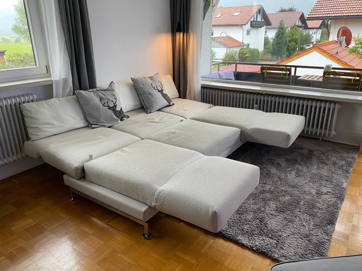 Ludwigslust - Ferienappartement Mit Bergblick Schwangau Dış mekan fotoğraf