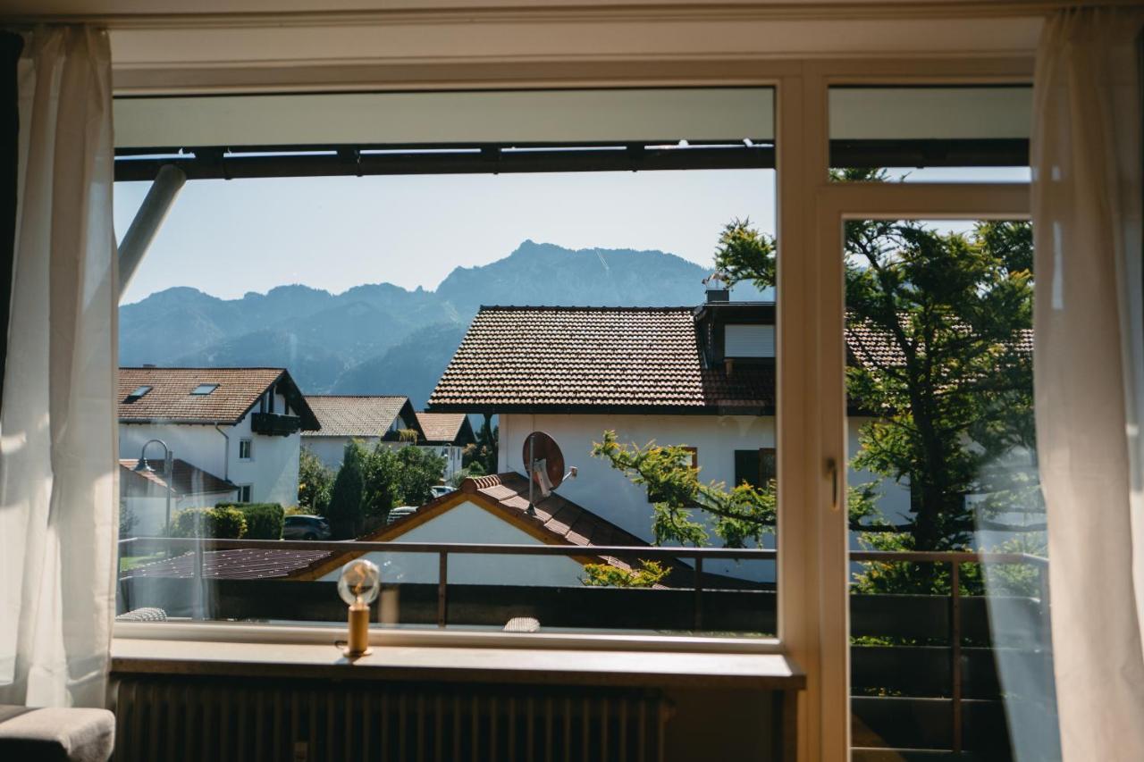 Ludwigslust - Ferienappartement Mit Bergblick Schwangau Dış mekan fotoğraf